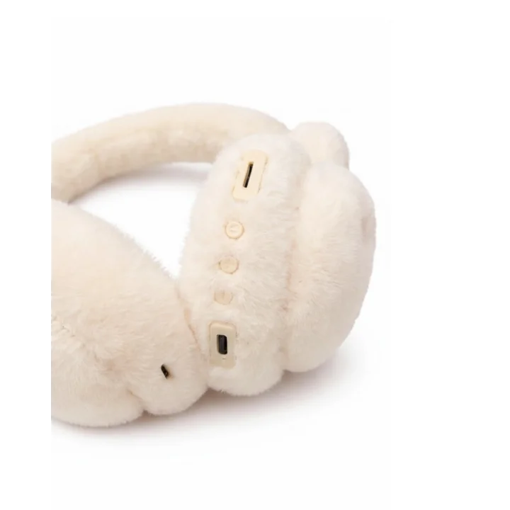 Mey İthalat® Peluş Kablosuz Bluetooth Kulaklık Çocuk ve Genç Kullanıma Uygun