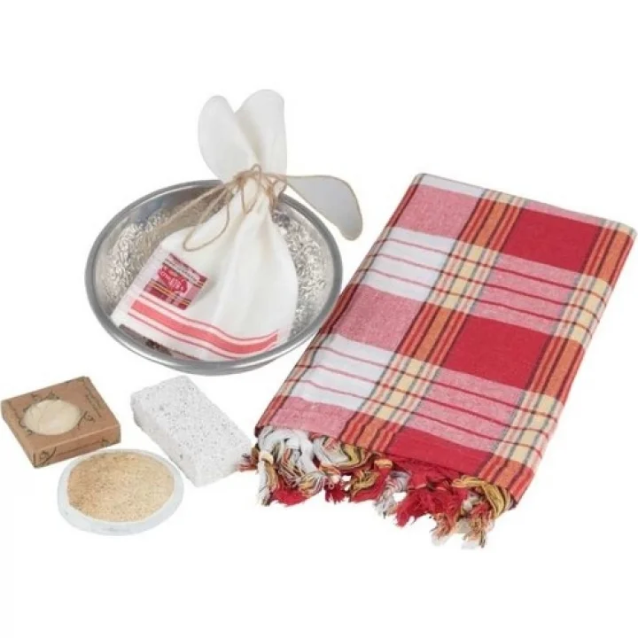 Mey İthalat® Peştemal Hamam Seti 6LI