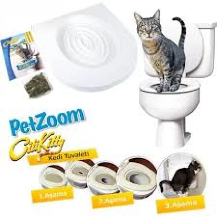 Mey İthalat® Petzoom Klozet Kedi Tuvaleti ***