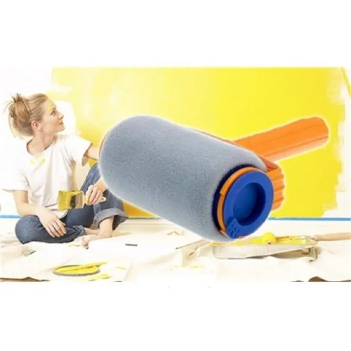 Mey İthalat® Pintar Facil Pratik Damlatmayan Boya Rulosu Ve Fırçası