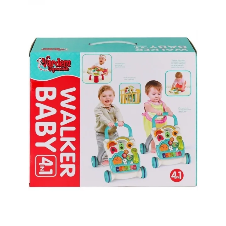 Mey İthalat® PİYANOLU 4 İN 1 BEBEK YÜRÜTEÇ