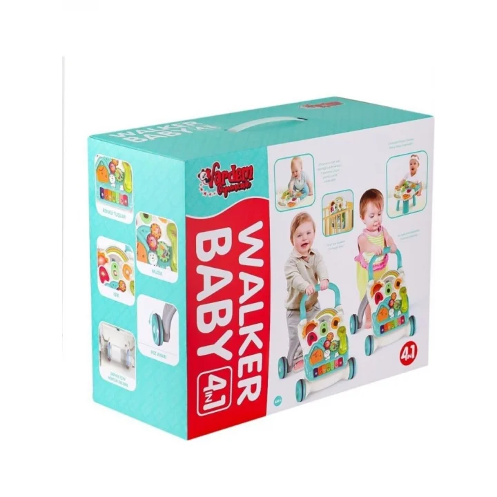 Mey İthalat® PİYANOLU 4 İN 1 BEBEK YÜRÜTEÇ