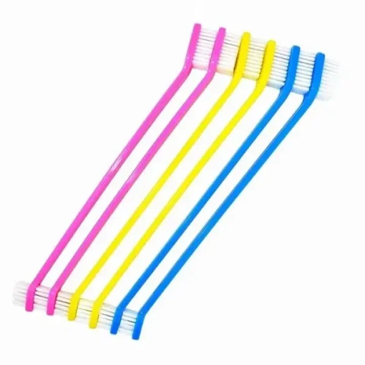 Mey İthalat® Plastik Köpek Diş Fırçası 4 Adet