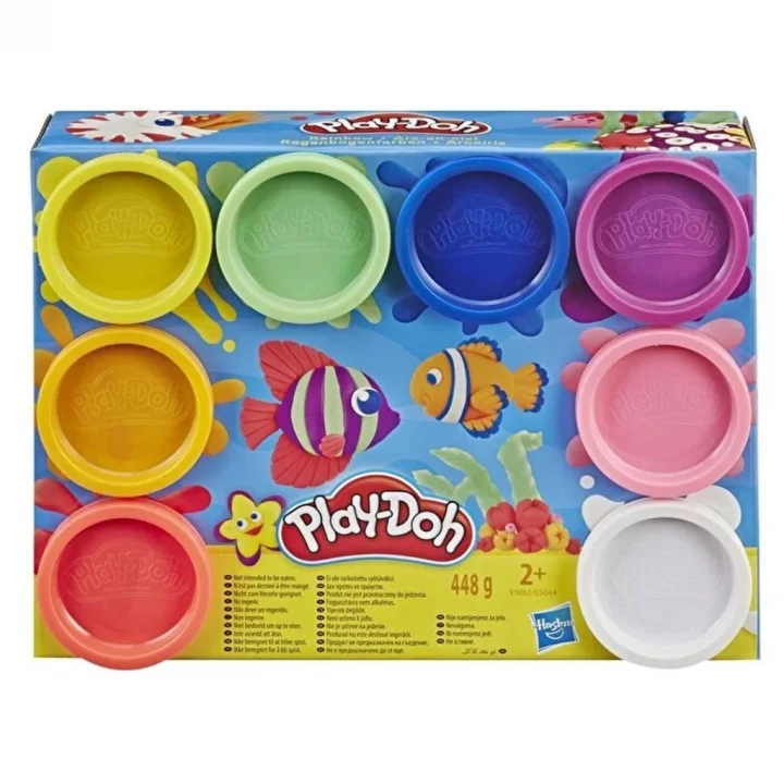 Mey İthalat® Play-Doh 8li Oyun Hamuru Seti