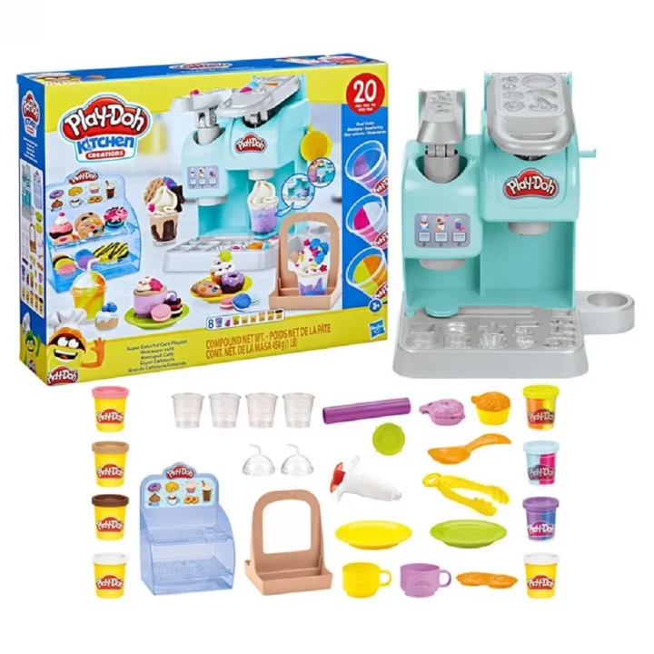 Mey İthalat® Play-Doh Süper Renkli Kafe Oyun Seti