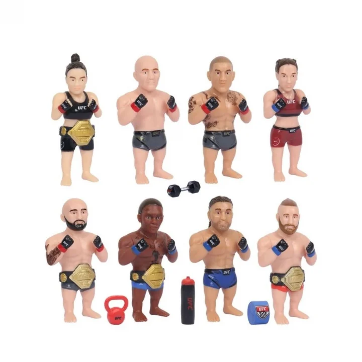 Mey İthalat® PMI/UFC2070 Kafes Dövüşçüleri 8li Koleksiyon Figür Seti