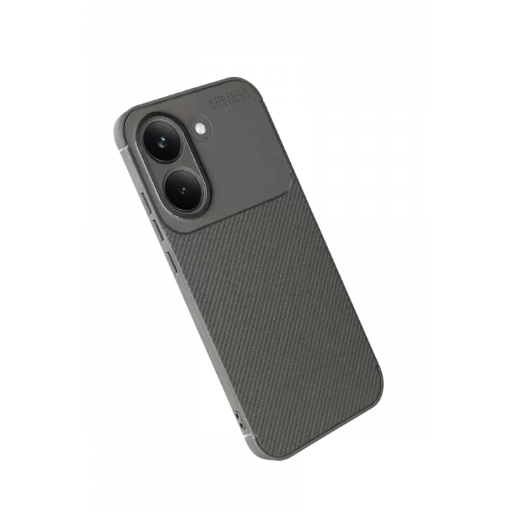 Mey İthalat®   Poco X8 Pro Auto Focus Karbon Kapak - Gri