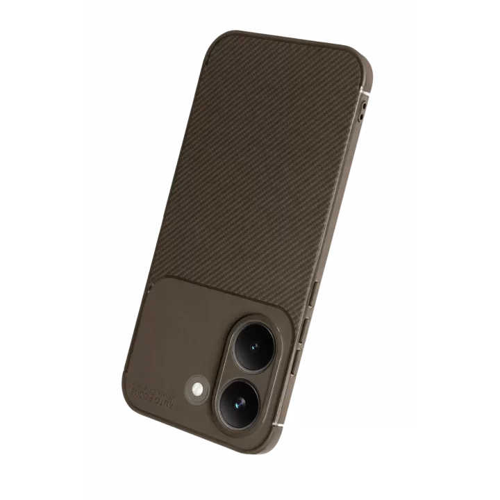 Mey İthalat®   Poco X8 Pro Auto Focus Karbon Kapak - Kahverengi