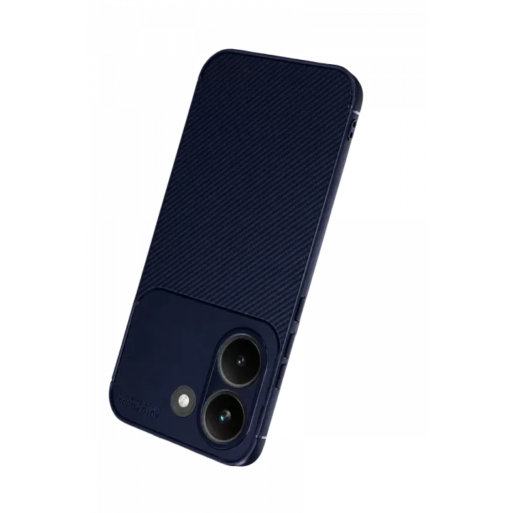 Mey İthalat®   Poco X8 Pro Auto Focus Karbon Kapak - Lacivert
