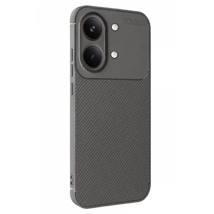 Mey İthalat®   Poco X8 Pro Max Auto Focus Karbon Kapak - Gri