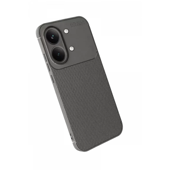 Mey İthalat®   Poco X8 Pro Max Auto Focus Karbon Kapak - Gri