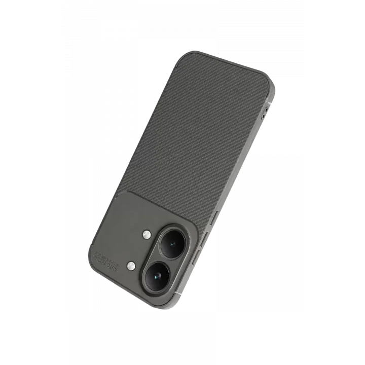 Mey İthalat®   Poco X8 Pro Max Auto Focus Karbon Kapak - Gri