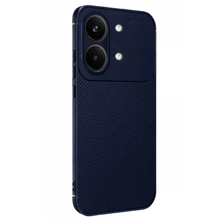 Mey İthalat®   Poco X8 Pro Max Auto Focus Karbon Kapak - Lacivert