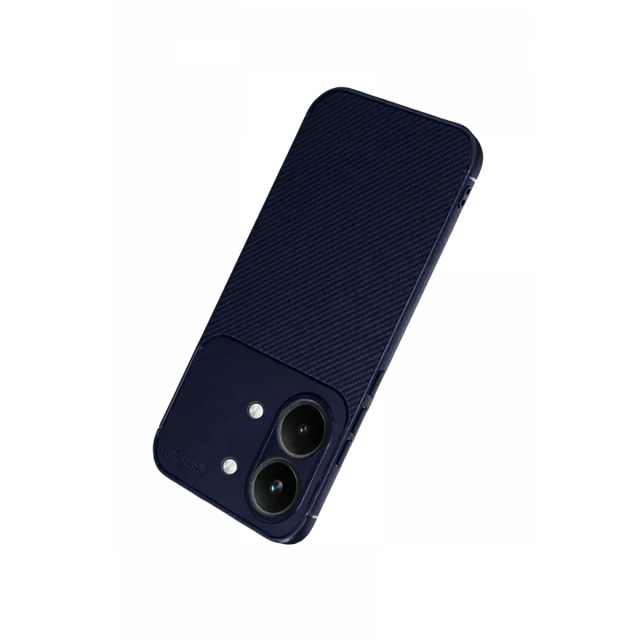 Mey İthalat®   Poco X8 Pro Max Auto Focus Karbon Kapak - Lacivert