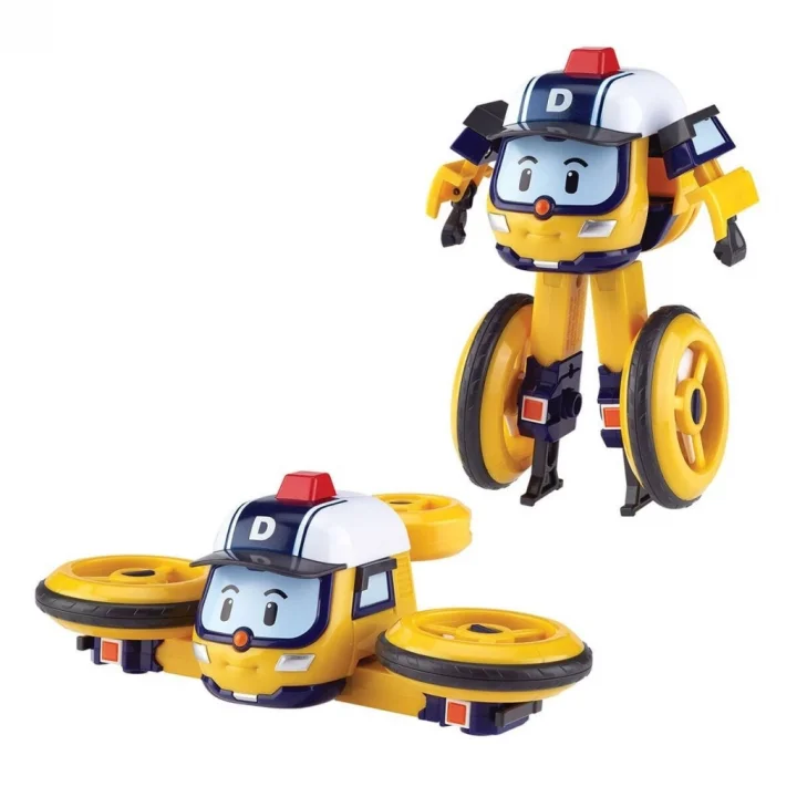 Mey İthalat®  POLI MRT-0656 Robocar Transforming Robot Figür Droney -Necotoys
