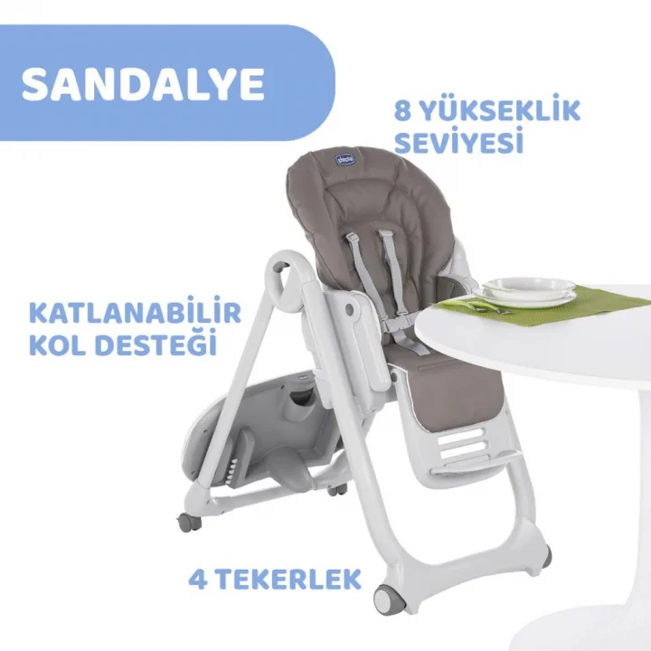Mey İthalat® Polly Magic Mama Sandalyesi Brown
