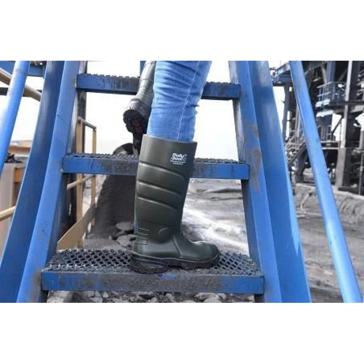 Mey İthalat® Pollyboot Vega 38 Numara Çelik Burunlu Çizme Poliüratan