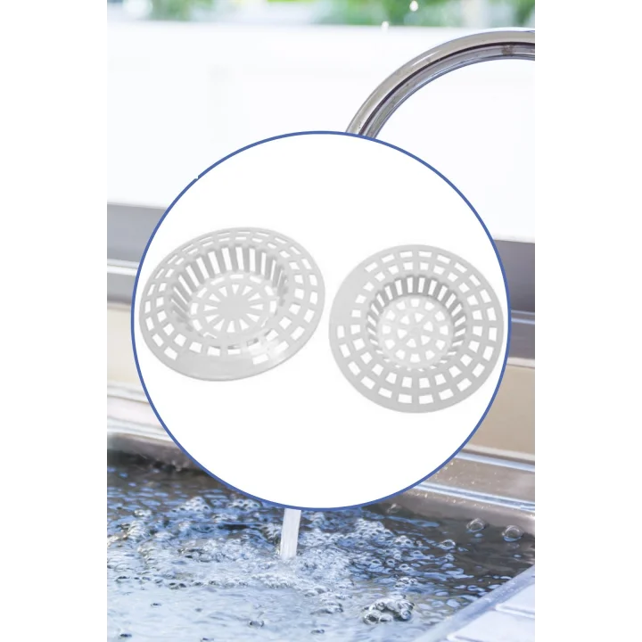 Mey İthalat®  Pratik Lavabo Süzgeci (2 Adet)