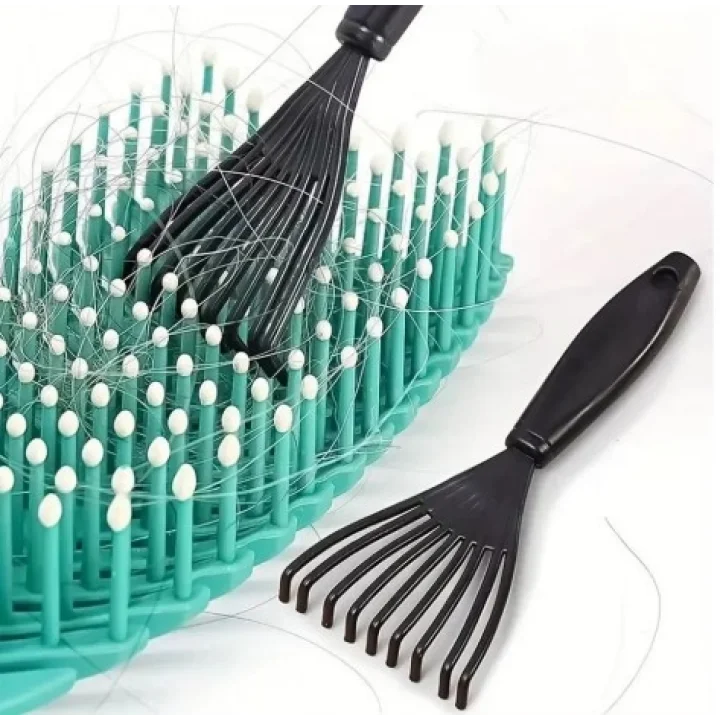 Mey İthalat® Pratik Saç Fırçası ve Tarak Temizleme Aparatı 2 Adet