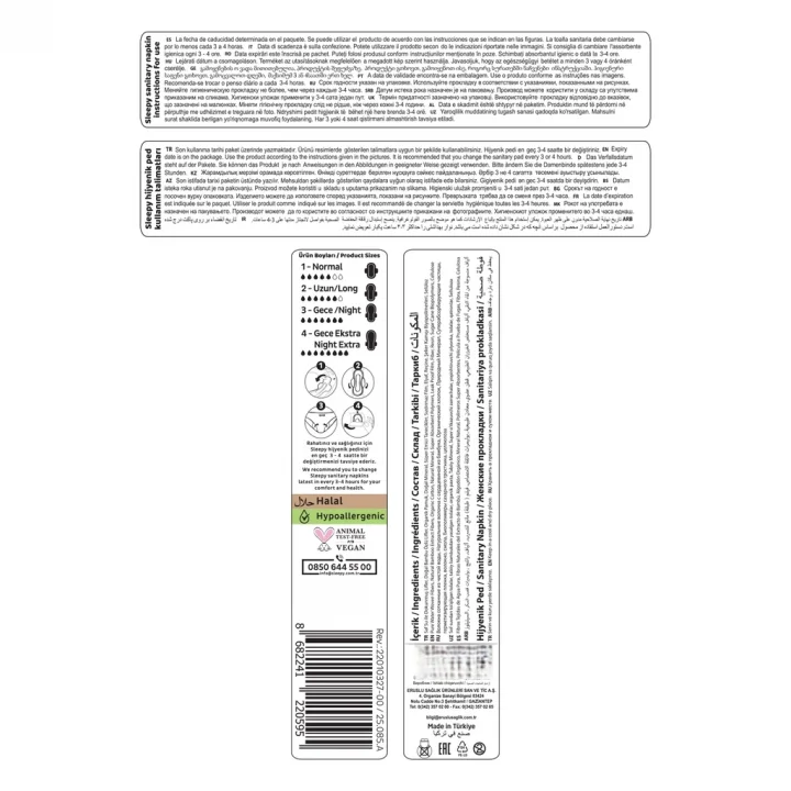 Mey İthalat® Premium Plus Gece Ped 16 Adet
