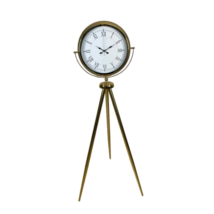 Mey İthalat® Prestige Roma Gold Tripod Ayaklı Saat