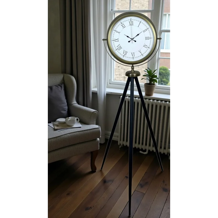 Mey İthalat® Prestij Vintage Tripod Ayaklı Saat