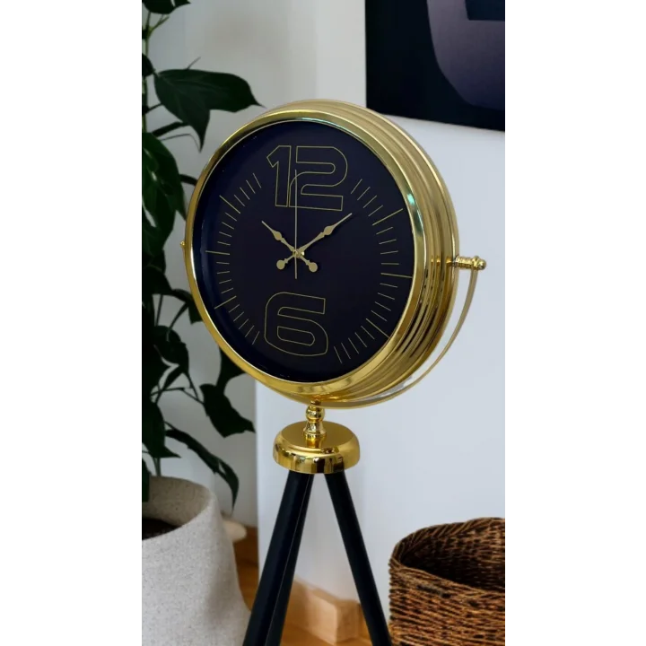 Mey İthalat® Prime Gold Şık Tripod Ayaklı Saat
