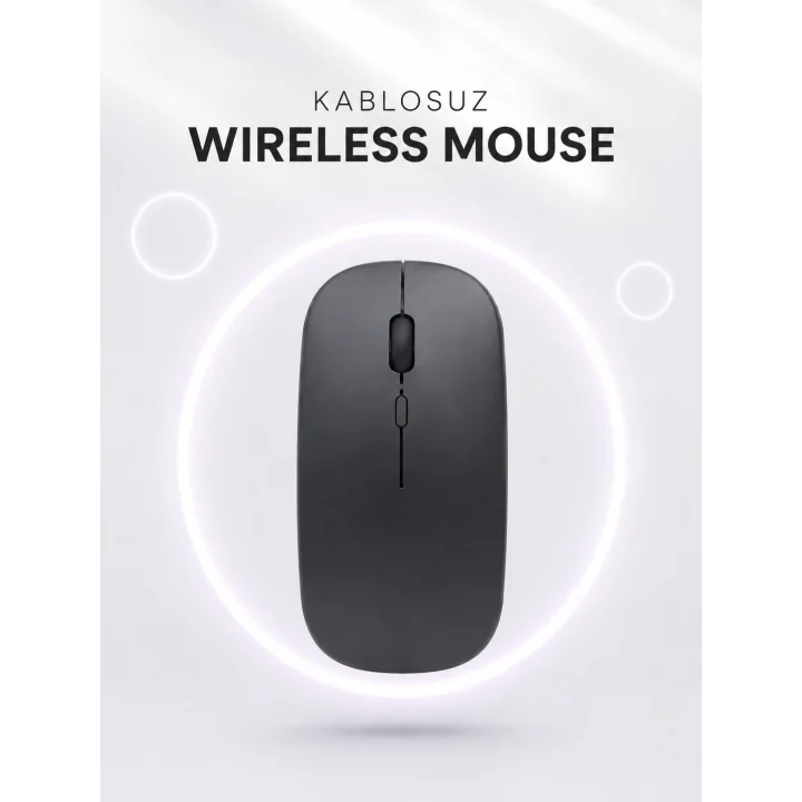 Mey İthalat® Profesyonel Mouse Wireless  Faresi Bluetooth Bağlantılı