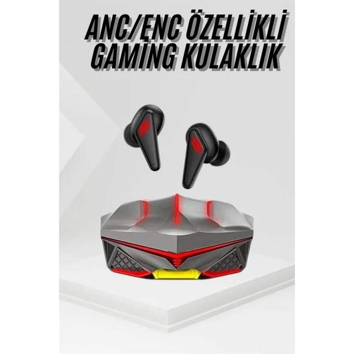 Mey İthalat® Profesyonel TWS Işıklı Kablosuz Bluetooth Kulaklık  Kulaklığı