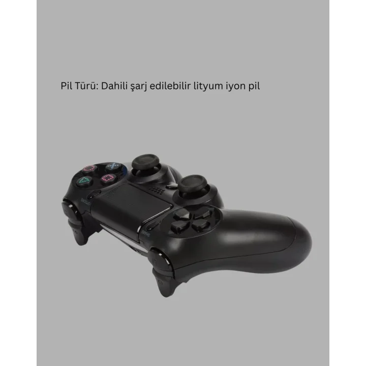 Mey İthalat® PS4 Uyumlu Kablosuz Oyun Kolu – Gerçekçi Titreşimli Geri Bildirim Yeni Nesil