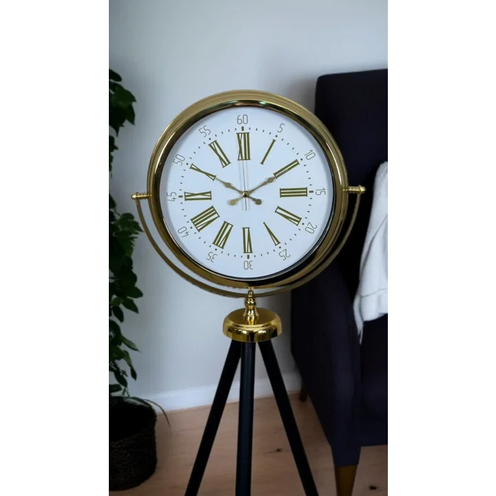 Mey İthalat® Pure Gold Tripod Ayaklı Saat