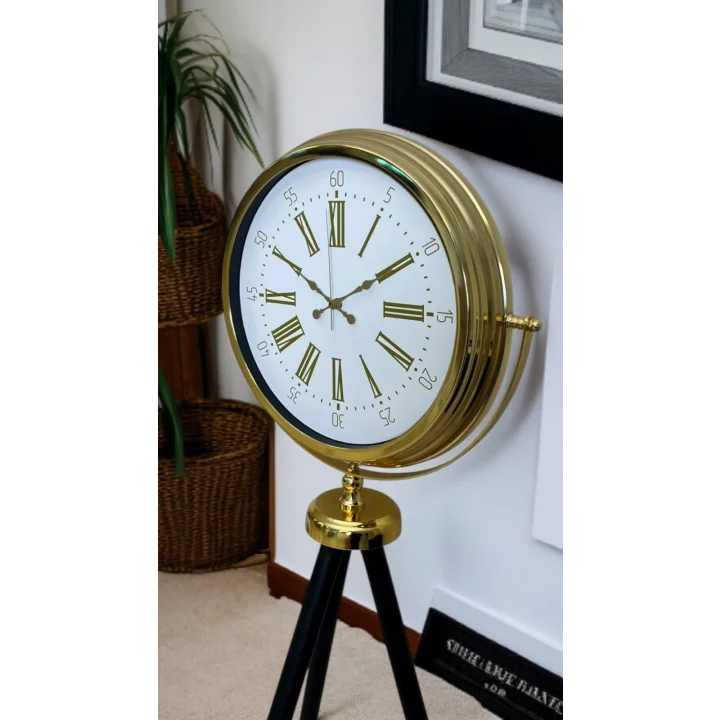 Mey İthalat® Pure Gold Tripod Ayaklı Saat