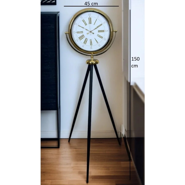 Mey İthalat® Pure Gold Tripod Ayaklı Saat