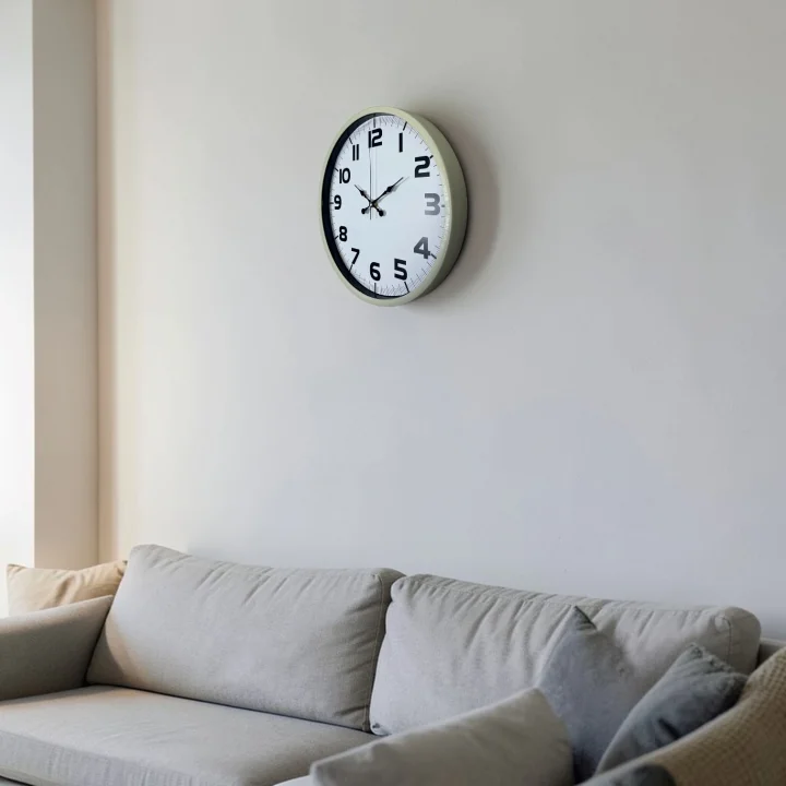 Mey İthalat® Pure Krem 36 Cm Klasik Duvar Saati