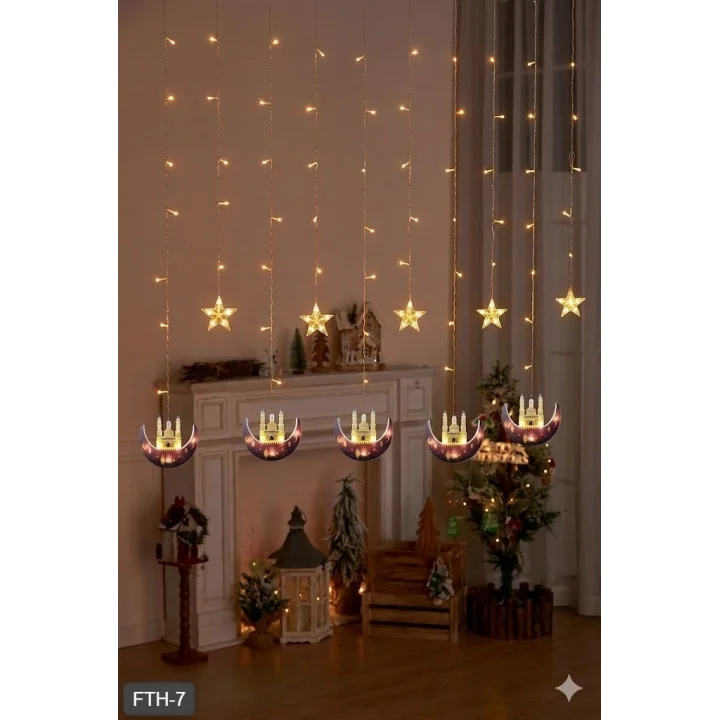 Mey İthalat® Ramazan Perde LED Işık 3 Metre