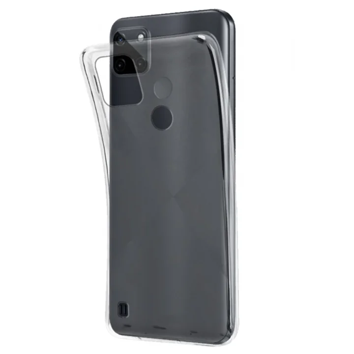 Mey İthalat®  Realme C25Y Kılıf Lüx Şeffaf Silikon