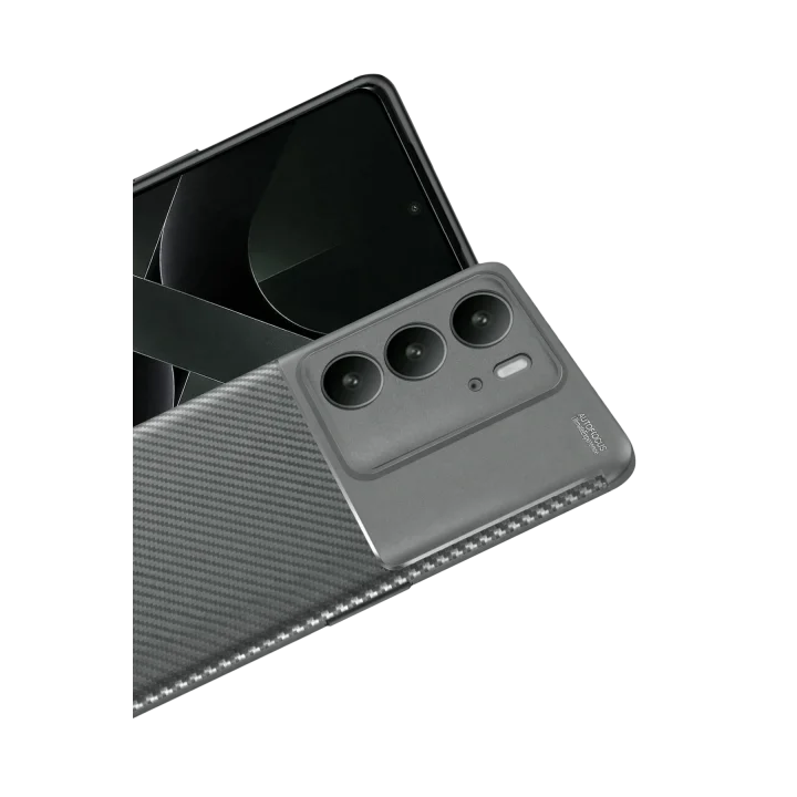 Mey İthalat®  Realme C75 4G Auto Focus Karbon Kapak - Gri