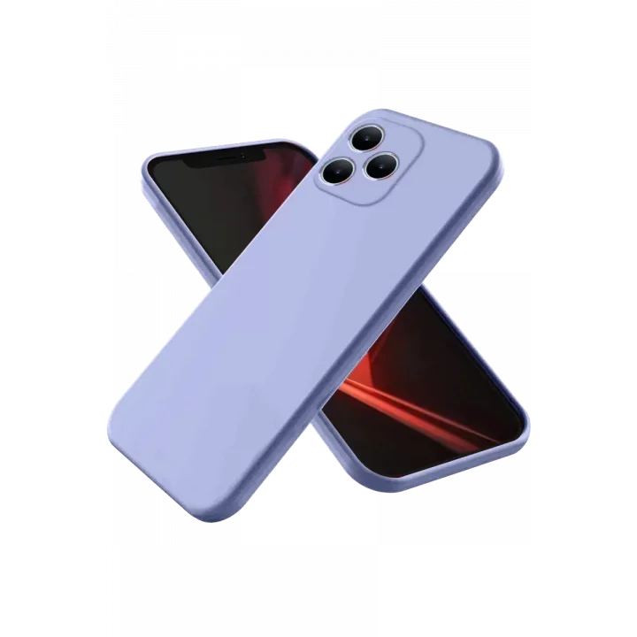 Mey İthalat®  Realme Note 50 4G Kılıf First Silikon - Lila