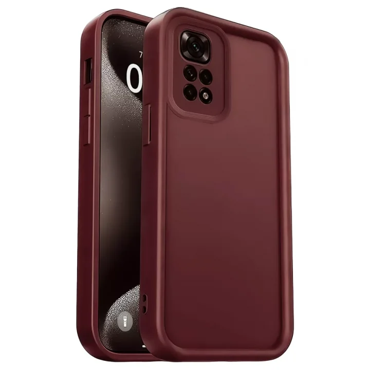 Mey İthalat®   Redmi 10 2022 Kılıf Viera Silikon - Bordo