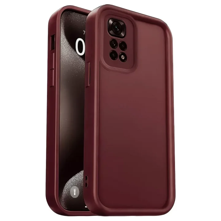 Mey İthalat®   Redmi 10 2022 Kılıf Viera Silikon - Bordo