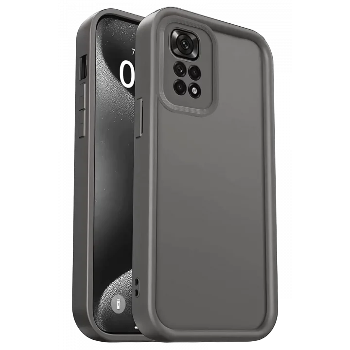 Mey İthalat®   Redmi 10 2022 Kılıf Viera Silikon - Gri