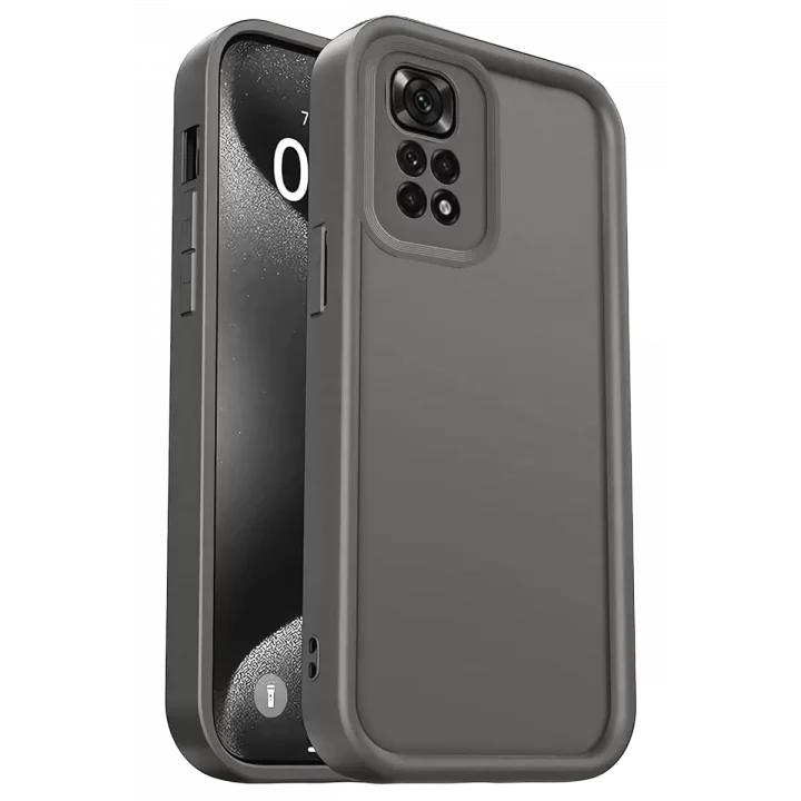 Mey İthalat®   Redmi 10 2022 Kılıf Viera Silikon - Gri