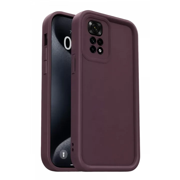 Mey İthalat®   Redmi 10 2022 Kılıf Viera Silikon - Mürdüm