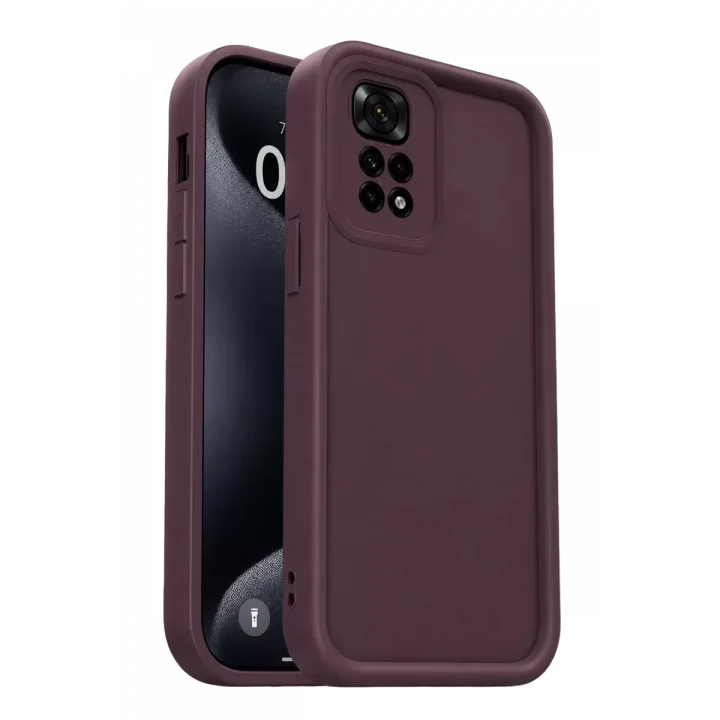 Mey İthalat®   Redmi 10 2022 Kılıf Viera Silikon - Mürdüm