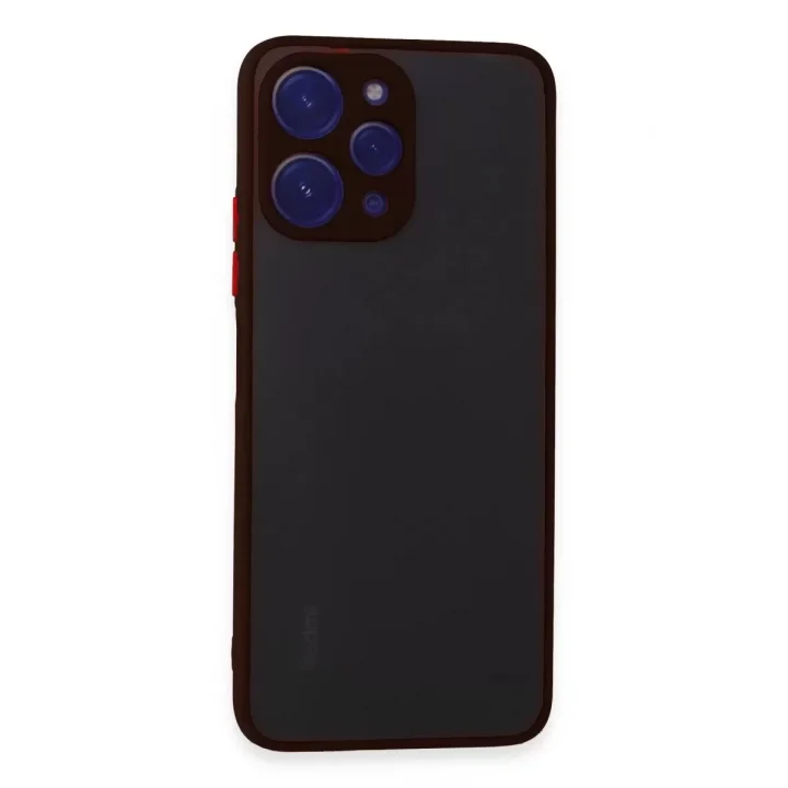 Mey İthalat®   Redmi 12 Kılıf Montreal Silikon Kapak - Siyah