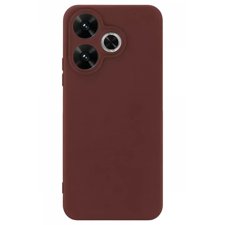 Mey İthalat®   Redmi 13 4G Kılıf First Silikon - Bordo