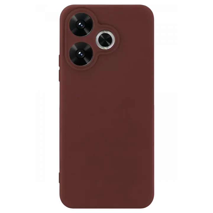 Mey İthalat®   Redmi 13 4G Kılıf First Silikon - Bordo