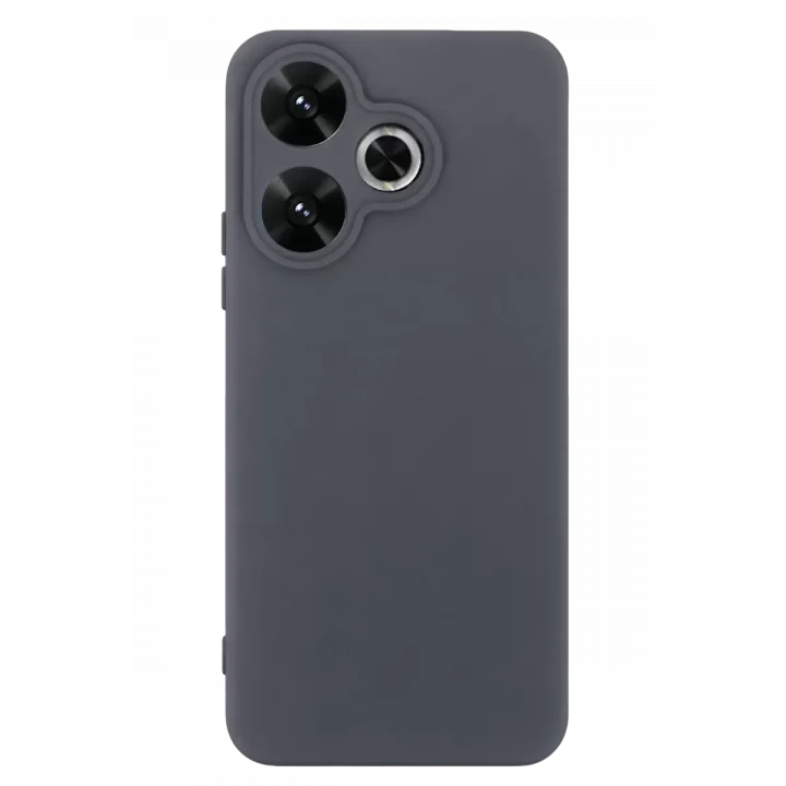 Mey İthalat®   Redmi 13 4G Kılıf First Silikon - Gri