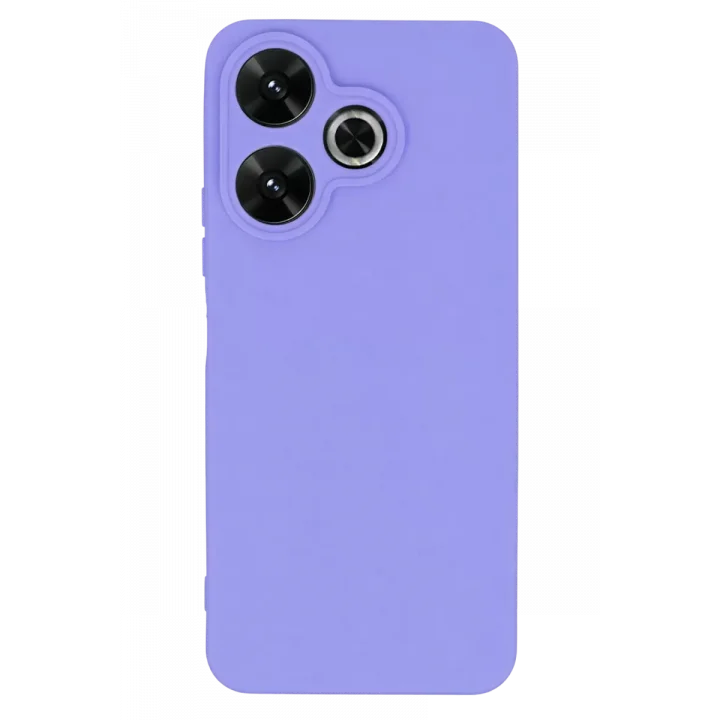 Mey İthalat®   Redmi 13 4G Kılıf First Silikon - Lila
