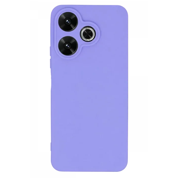 Mey İthalat®   Redmi 13 4G Kılıf First Silikon - Lila